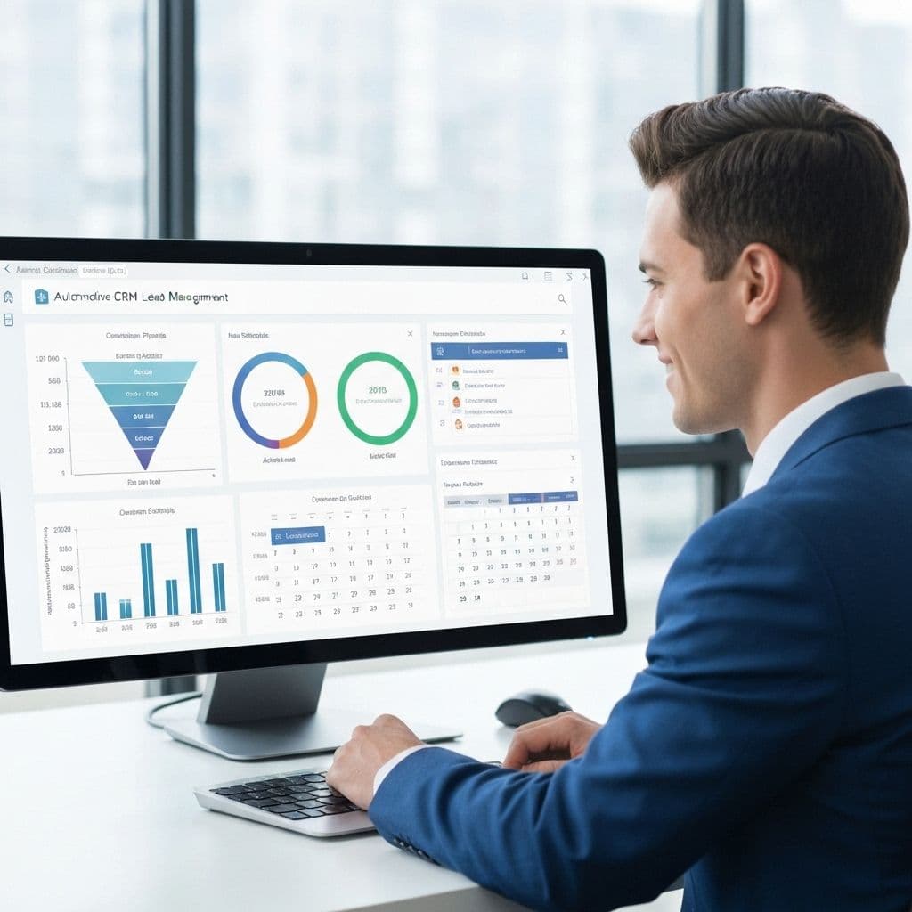 Dashboard de gestão de leads para venda de veículos